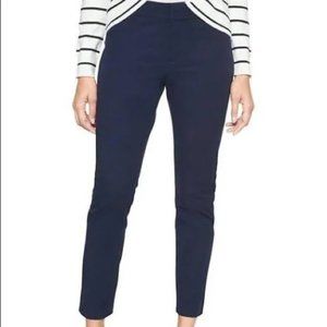 GAP Khakis skinny crop women's blue chino pants casual Sz 12 REG preppy